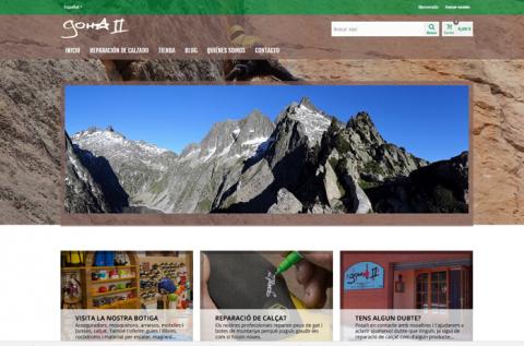 Diseño web de tienda online Goma2